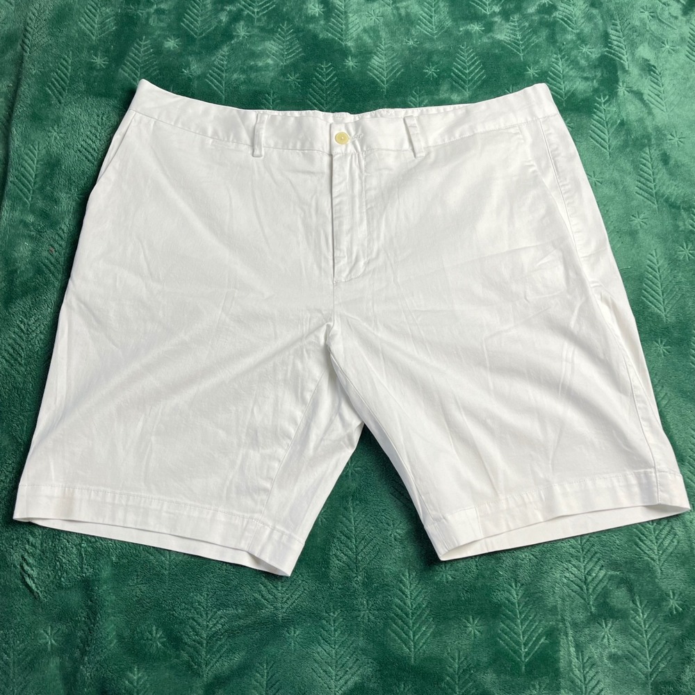 B. Draddy‎ Cool Shorts Mens 38 White Golf Casual Flat Front